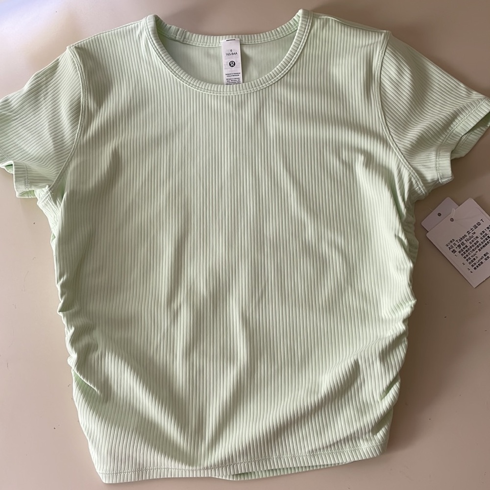 Lululemon Matcha Magic All it Takes Ribbed Short Sleeve Shirt